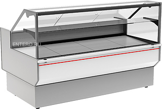 Витрина холодильная Carboma GC95 SV 1,5-1 (ВХСр-1,5 GC95 INOX) (статика)